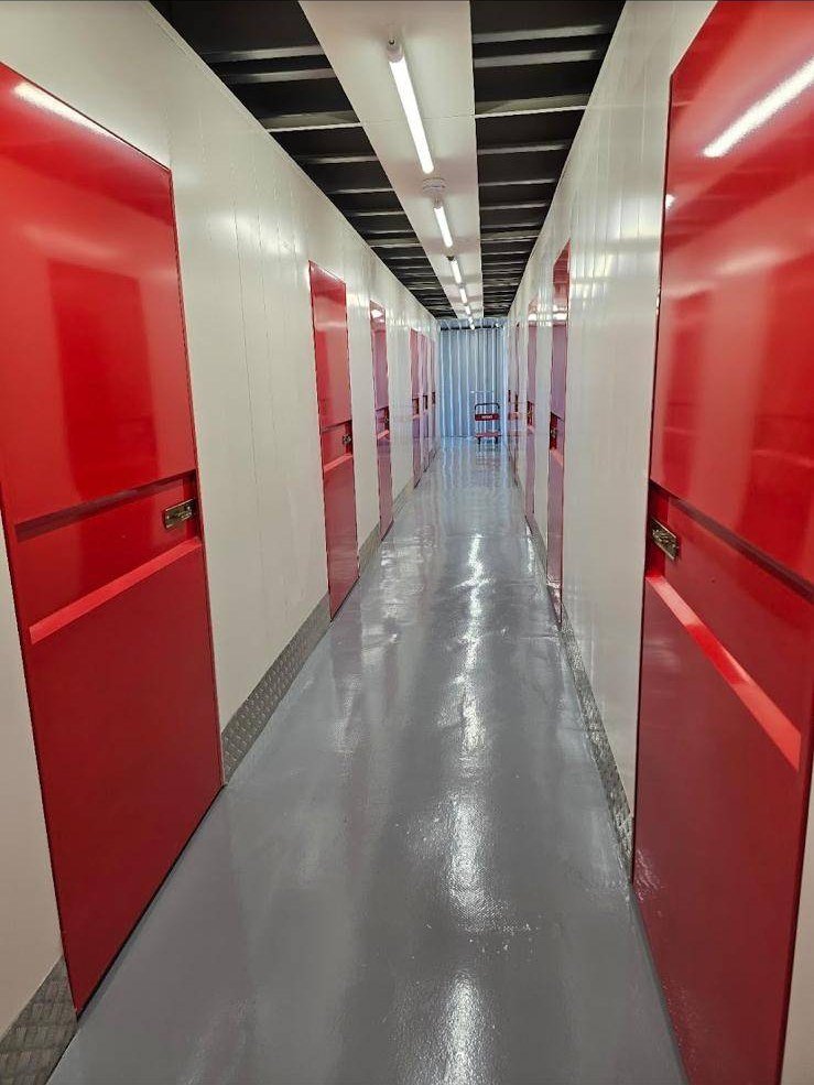 Couloir de box de stockage sécurisés AzurBox06 à Drap